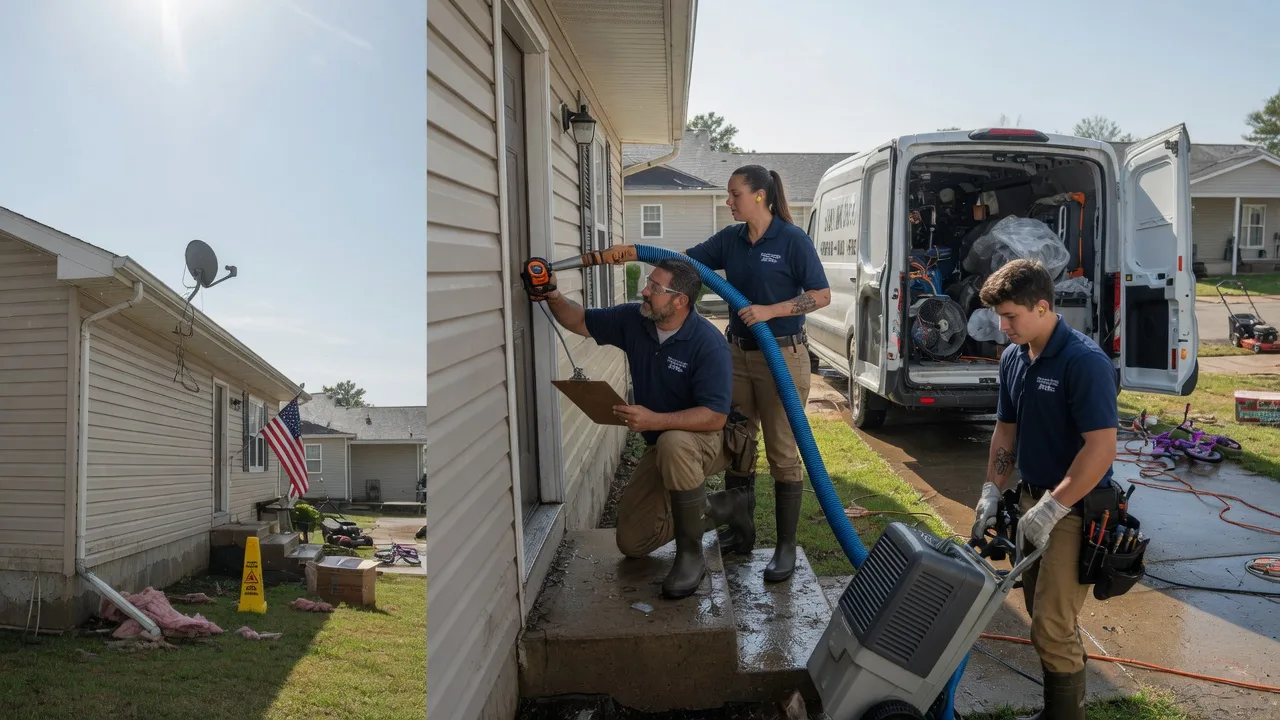 Ceiling Water Damage Restoration in Starkville, MS near me